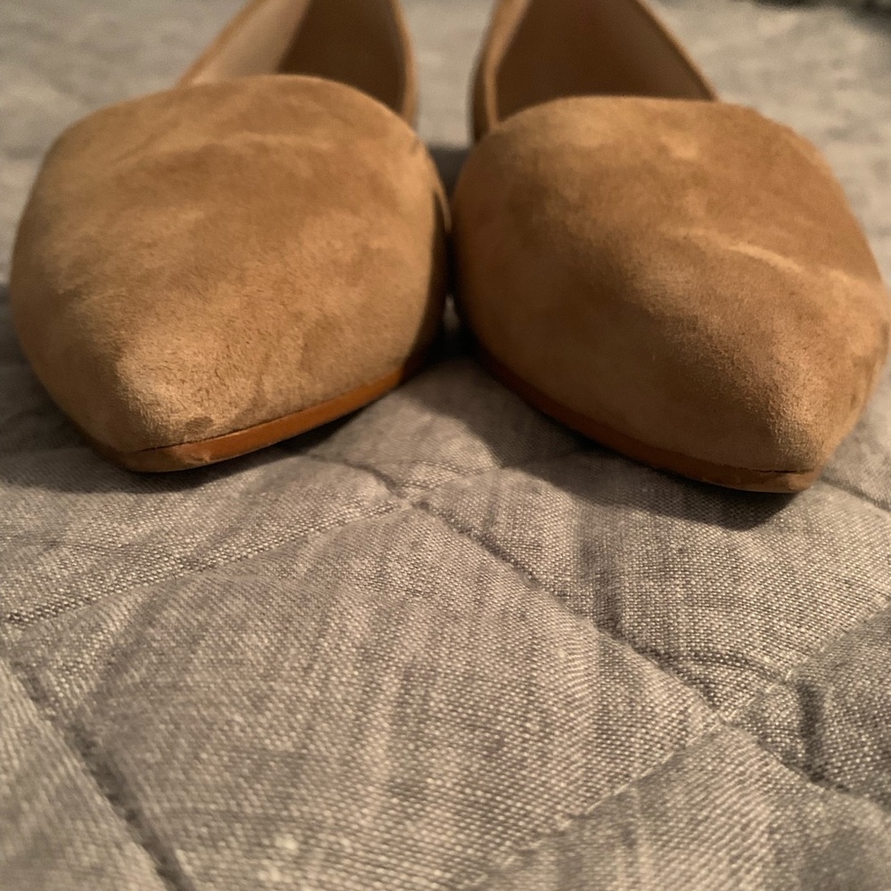 J.Crew Zoe Suede D’Orsay Flats in tan (size 7.5) - Picture 7 of 8